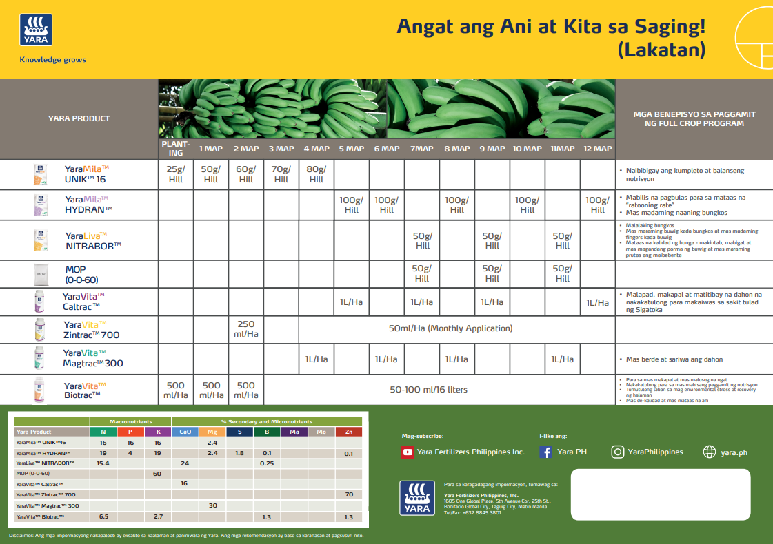 Lakatan chart